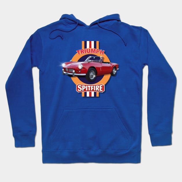 The Gorgeous Triumph Spitfire Sports Car Hoodie by MotorManiac